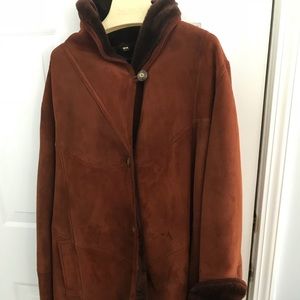 Lambskin shearling coat